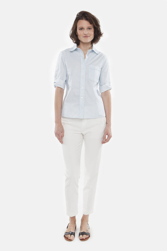 Binding Blouse | Sailor Stripe