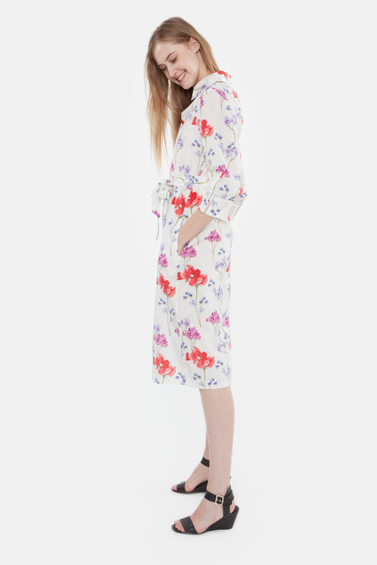 The Long Shirtdress | English Garden