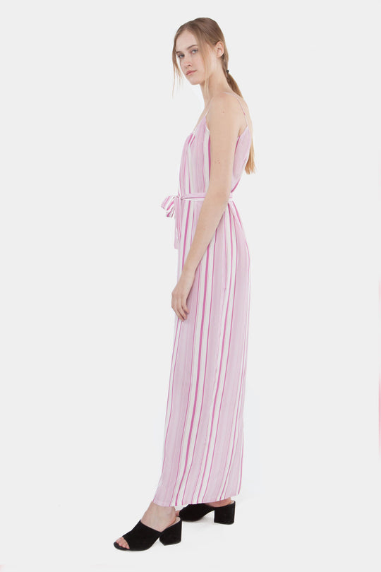 The Cami Maxi Dress | Bubblegum Stripe