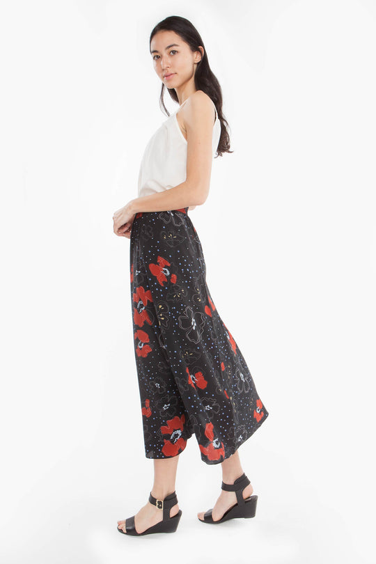 The Maxi Skirt | Deep Sea Floral