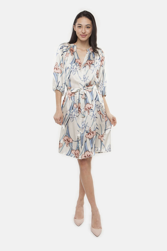 The Classic Knee Length Dress | Iris Bouquet