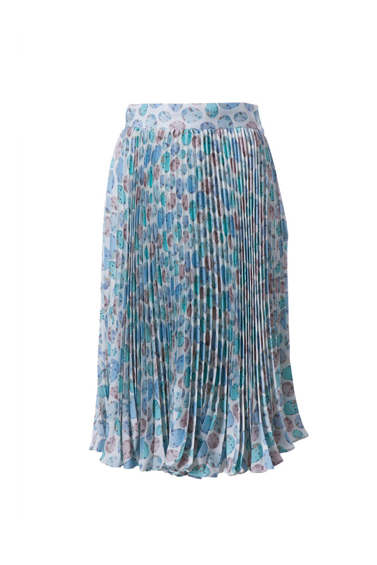 The Pleated Midi Skirt
