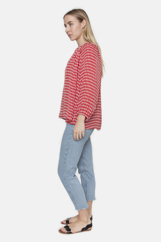 The Classic Blouse | Red Teardrop