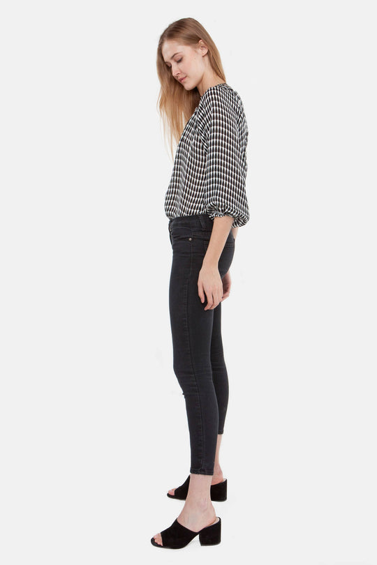The Classic Blouse | Black Teardrop
