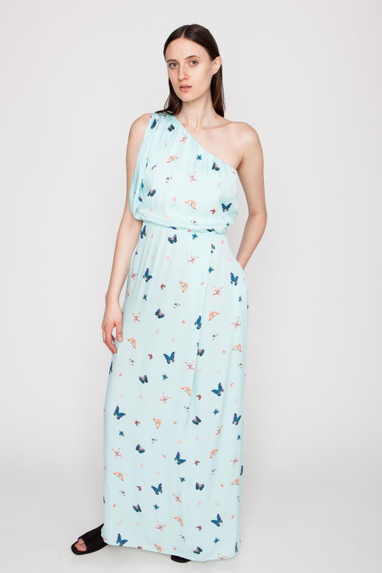 The One Shoulder Maxi Dress | Pretty Pollinators