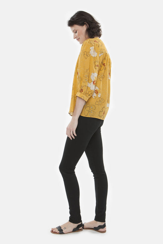 The Tassel Blouse | Desert Floral