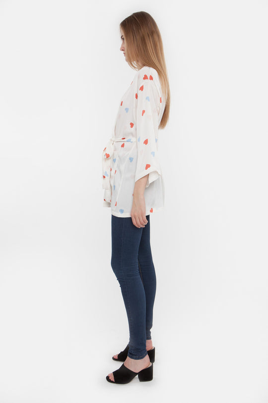 The Cropped Robe | Summer Hearts