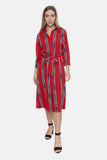 The Long Shirtdress | Painted Stripe
