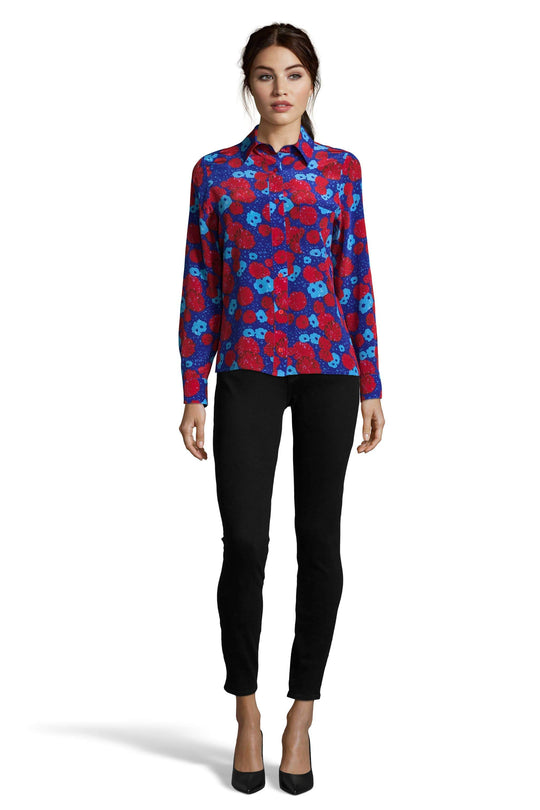 The Button Up Blouse | Floral Bombshell
