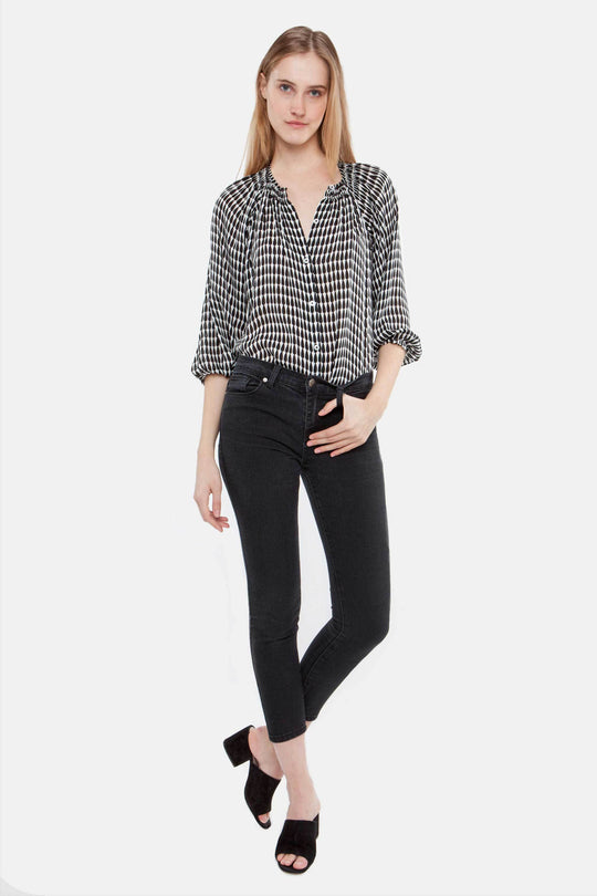 The Classic Blouse | Black Teardrop