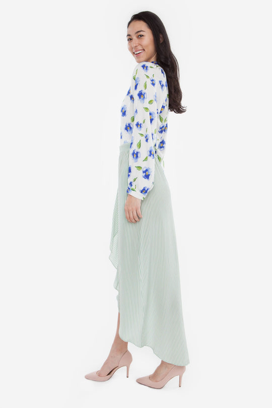 The Long Sleeve Polo Blouse | Morning Glory