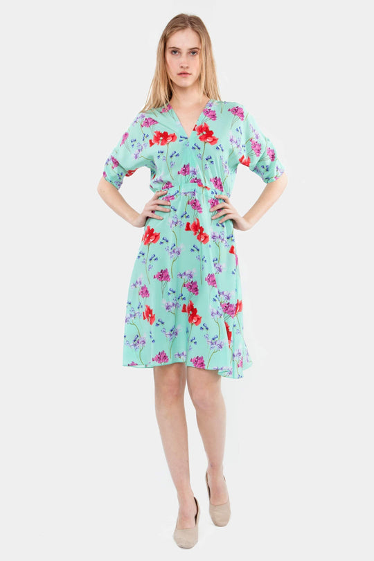 The Market Dress | Seafoam Garden