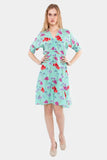 The Market Dress | Seafoam Garden