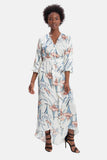 The Cascade Maxi Dress | Iris Bouquet