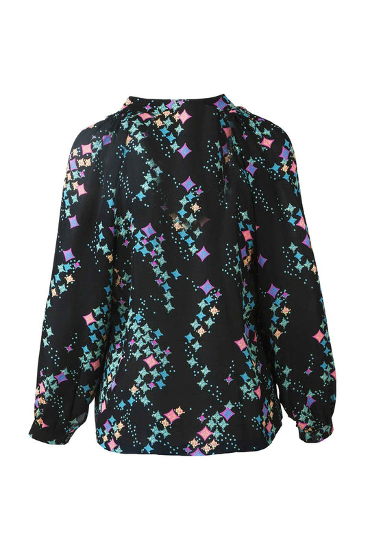 The Long Sleeve Polo Blouse