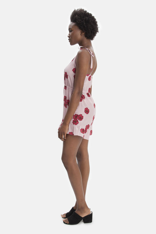 The Cami Ruffle Romper | Pink Poppy