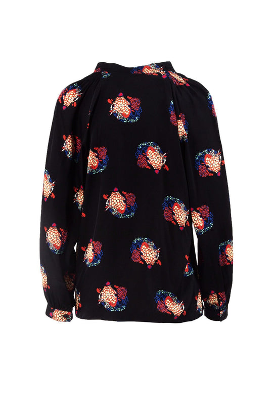The Long Sleeve Polo Blouse