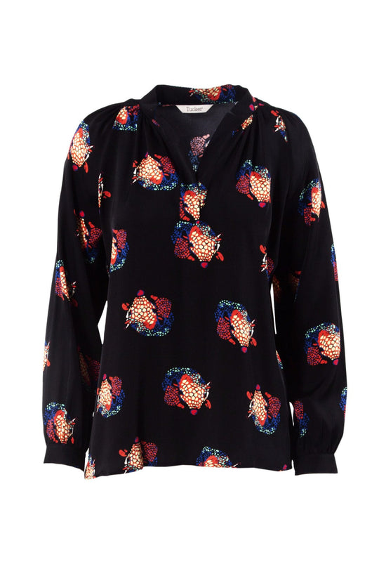The Long Sleeve Polo Blouse