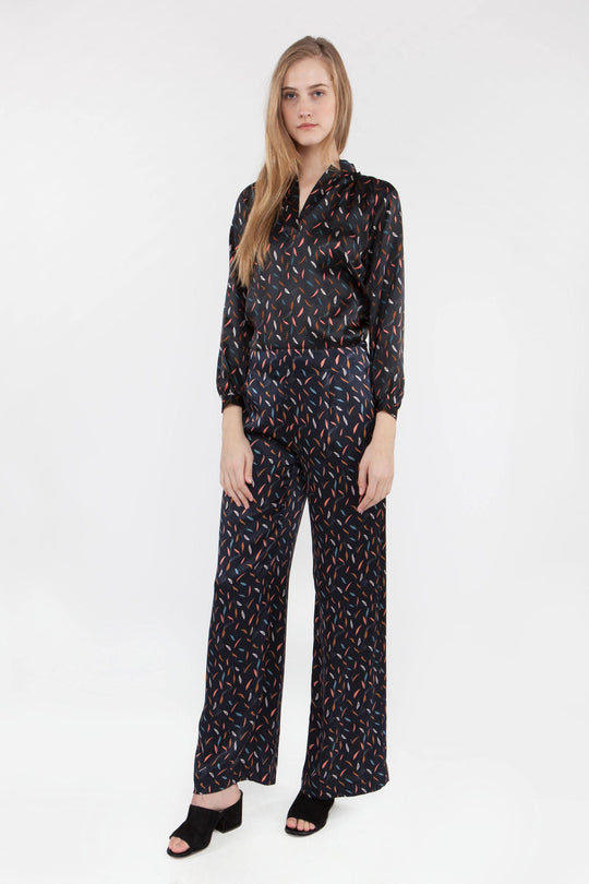 The Long Sleeve Polo Blouse | Space Cake