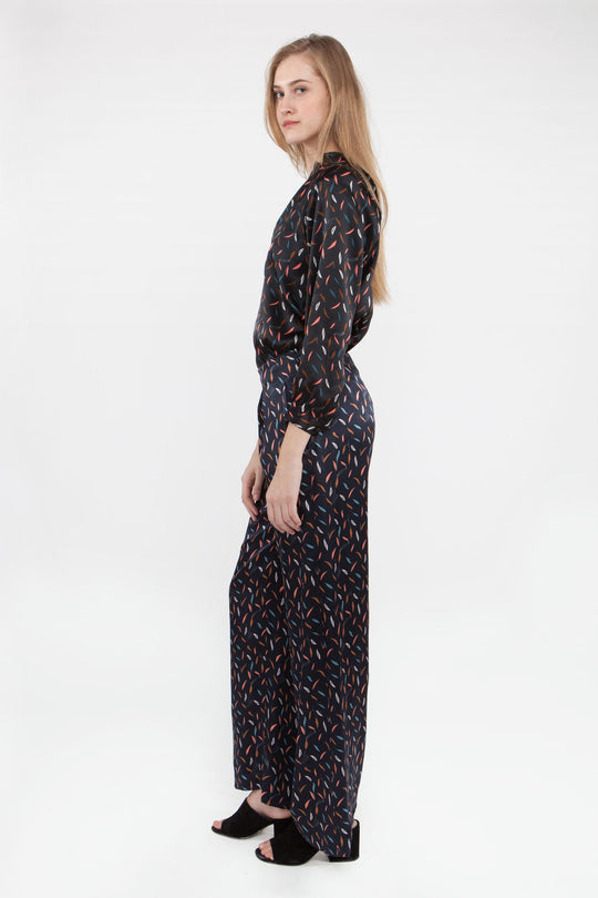 The Long Sleeve Polo Blouse | Space Cake