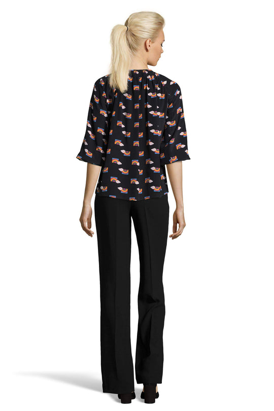 The Classic Blouse | Rainbow Stickers