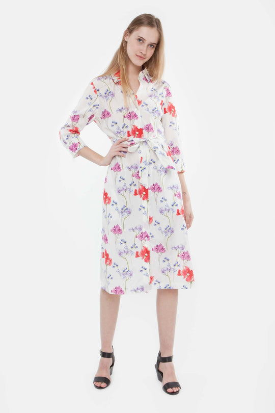 The Long Shirtdress | English Garden
