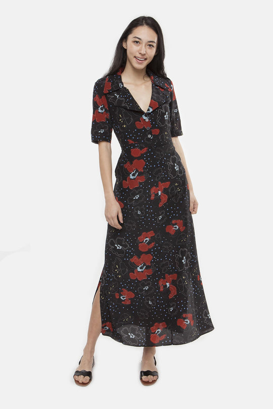 The Trench Dress | Deep Sea Floral