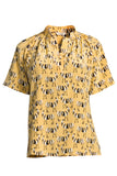The Short Sleeve Polo Blouse