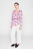 The Tie Neck Party Blouse | Tidy Tie Dye
