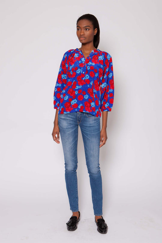 The Combo Classic Blouse | Floral Bombshell