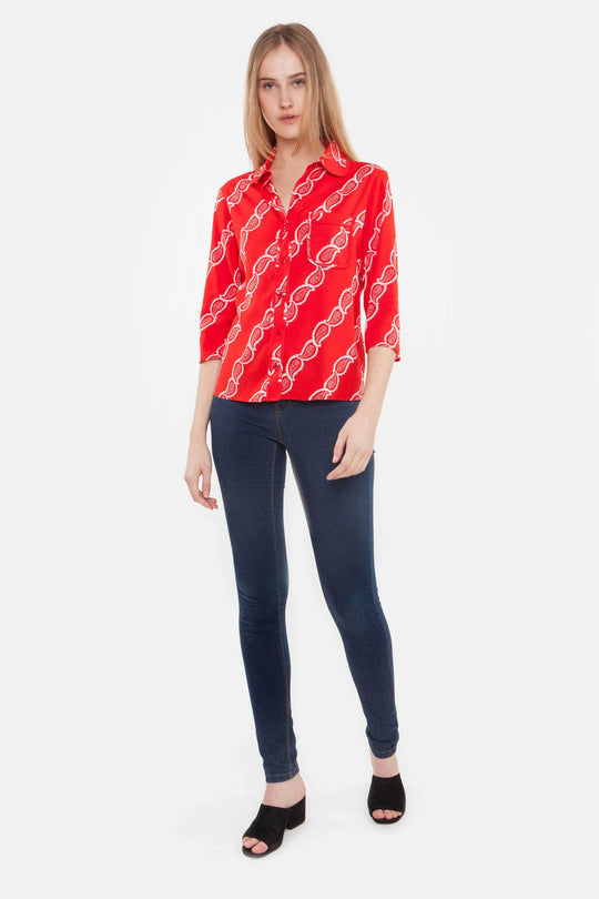 Binding Blouse | Red Link Baby
