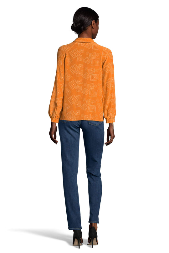 The Tie Front Blouse | Golden Stamps