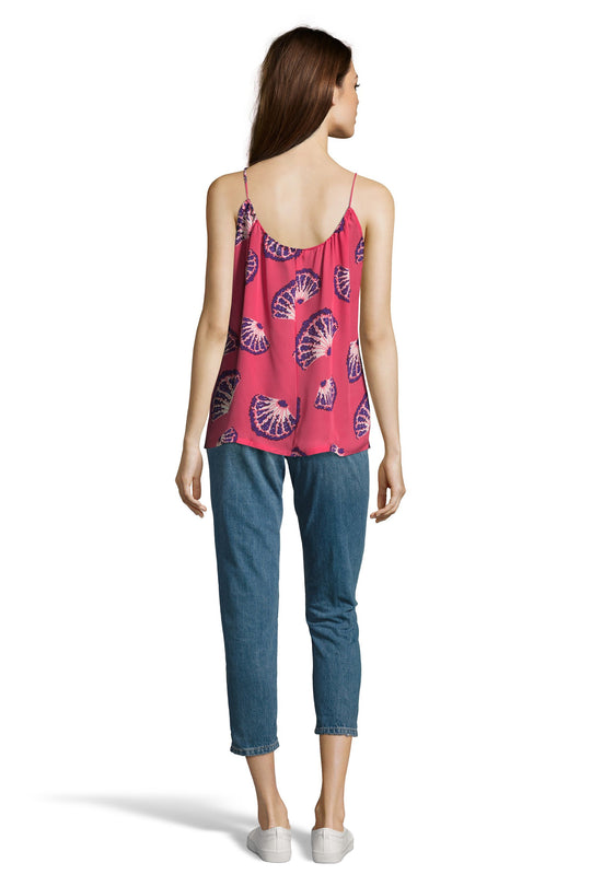 The Camisole | Fluttering Raspberry Fans