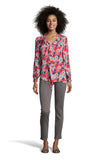 The Tie Front Blouse | Psychedelic Floral