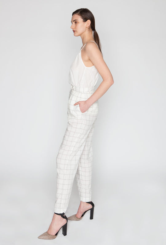 The Camisole | White Silk Cotton