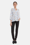 The Classic Blouse | White Fireworks