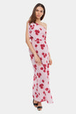 The One Shoulder Maxi Dress | Pink Poppy