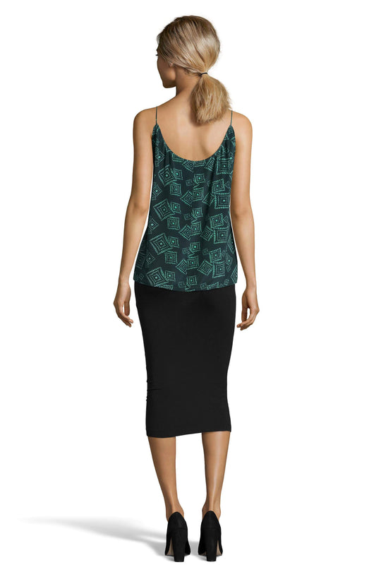 The Camisole | Green Tonal Diamond